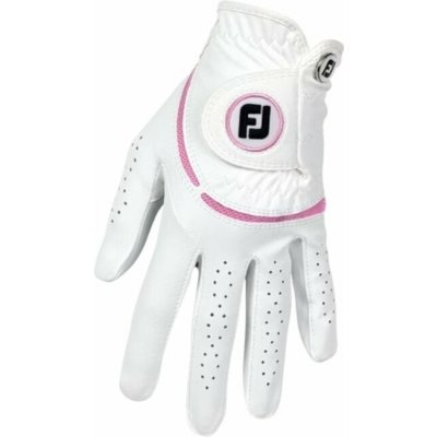 Footjoy Weathersof Womens Golf Glove White/Pink bílá S – Zboží Mobilmania