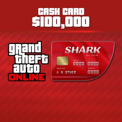 Grand Theft Auto Online Red Shark Cash Card 100,000$