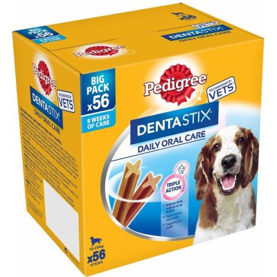 Pedigree Dentastix Daily Oral Care dentální pro psy středních plemen 56 ks 1440 g – Zbozi.Blesk.cz