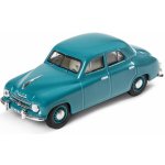 Abrex škoda 1201 sedan 1956 Tyrkysová časopis AutoModels s modelem 1:43 – Zbozi.Blesk.cz