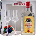 Old Herold Bošácka Slivovica 52% 0,7 l (dárkové balení 2 sklenice) – Zboží Dáma
