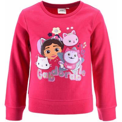 GABBYS DOLLHOUSE Dívčí mikina NO THEME růžová – Zboží Dáma