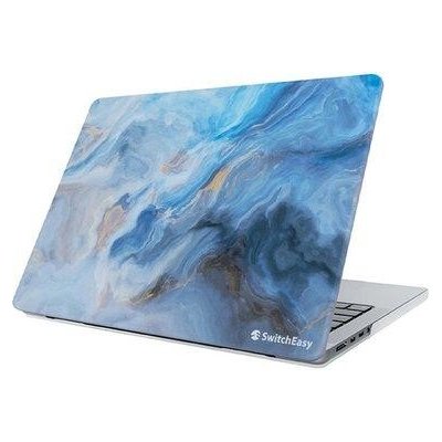 SwitchEasy Hardshell Marble Case pre MacBook Air 13" M2 2022 - Marine Blue, SMB136017IB22