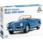Italeri Alfa Romeo Giulia 1600 Spider Model Kit 3668 1:24 – Zboží Mobilmania