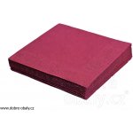 Mazurek Ubrousek bordový 20ks 3V Party 33x33cm – Zboží Dáma