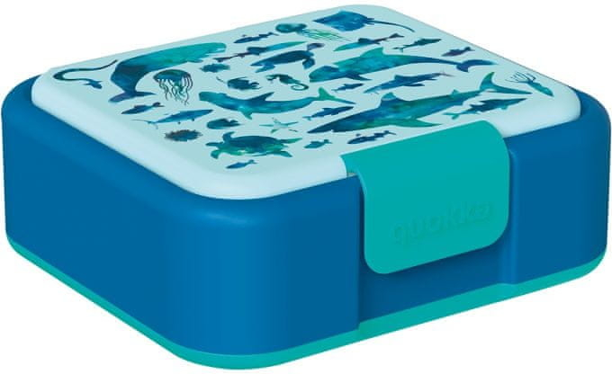 Quokka Twist Dělený plastový box na jídlo Sea Animals 40254