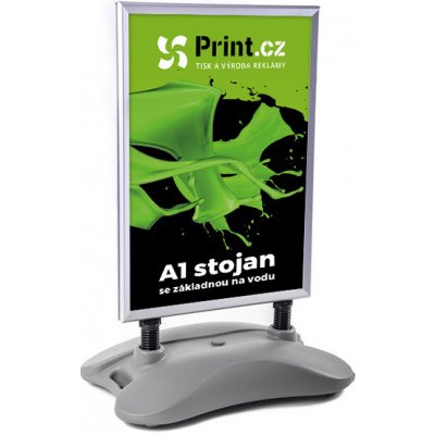 Print.cz Reklamní stojan Áčko se základnou na vodu A1 – Zboží Dáma