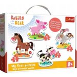 TREFL Baby Na farmě 4v1 2,3,4,5 dílků – Sleviste.cz