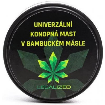 Legalized Konopná mast v bambuckém másle 1% CBD 50 ml – Zboží Mobilmania