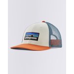 Patagonia P-6 Logo LoPro Trucker Hat White w/Redtail Rust – Zboží Dáma