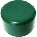 Plastový klobouček na sloupek | kruhový profil Ø 48 mm | zelený – Sleviste.cz