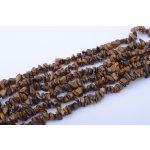 Tygří oko zlomky 5~8x5~8mm šňůra cca 78cm – Sleviste.cz