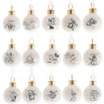 Walt Disney Classiques Disney vánoční ozdoby, unisex, bílé/zlaté koule, keramické bílé/zlaté – Hledejceny.cz