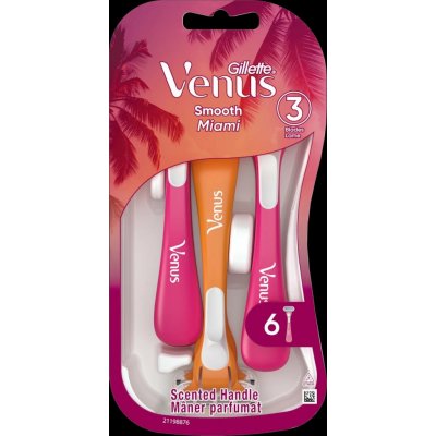 Gillette Venus Smooth Miami 6 ks – Sleviste.cz