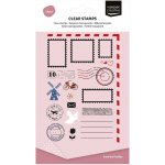 Vaessen creative Polymerová razítka From the Postbox Poštovní známky a obrázky 18 ks – Sleviste.cz