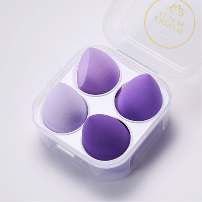 Iskay Houbičky na make-up sada fialová 4 ks – Sleviste.cz