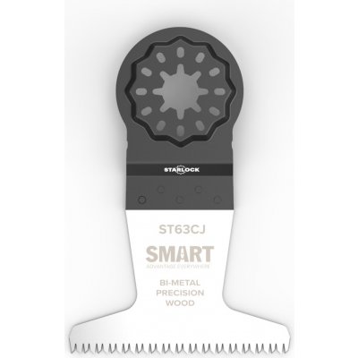 Ponorný pilový list SMART PROFI STARLOCK s hrubým ozubením na dřevo a plast, 63 mm - 1 kus 4030 – Zboží Mobilmania