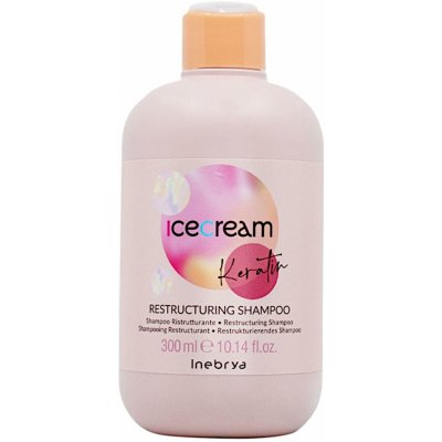 Inebrya Ice Cream Keratin Restructuring Shampoo 300 ml – Zbozi.Blesk.cz