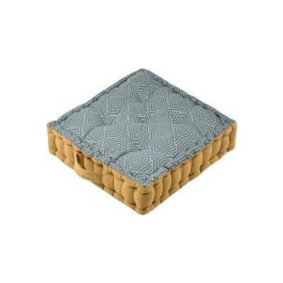 France sedací polštář na zem HOUSTON mustard/hořčicová 45x45 cm – Sleviste.cz