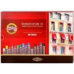 KOH-I-NOOR Křída prašná kulatá souprava TOISON D´OR 8515 36 barev – Zboží Dáma