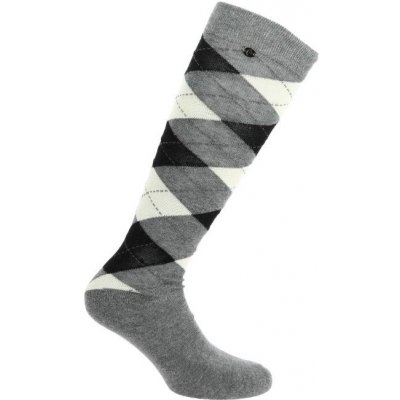EQUITHEME Podkolenky Argyle grey ecru – Zboží Dáma