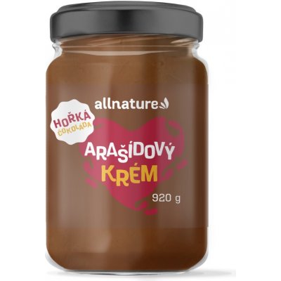 Allnature Arašídový krém s čokoládou 920 g – Sleviste.cz