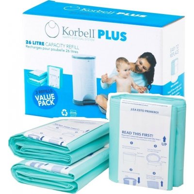 Korbell Vložky do koše na pleny 26L 3 kusy – Hledejceny.cz