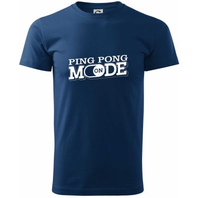 Ping pong mode klasické pánské triko Půlnoční modrá – Zboží Mobilmania