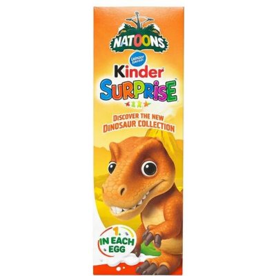 Kinder Surprise Natoons čokoládová vajíčka s překvapením 4 ks 80 g – Hledejceny.cz