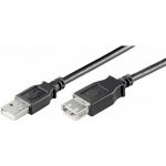 MicroConnect USBAAF2B USB2.0 A (M) - USB2.0 A (F), 2m, černý – Zbozi.Blesk.cz