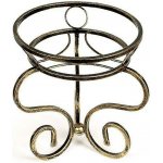 Dąstal stojan na květináč Medgry 31,5 x 33 cm zlatá – Zboží Dáma