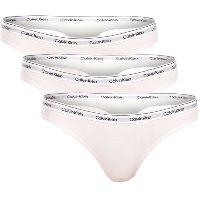 Calvin Klein 3PACK dámská tanga bílá (QD5209E-100) – Sleviste.cz