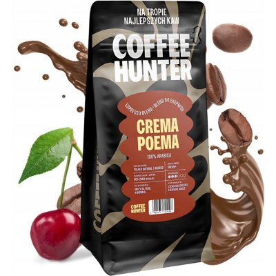 Coffee Hunter Káva Arabica středně pražená veganská zrnková 1 kg – Hledejceny.cz
