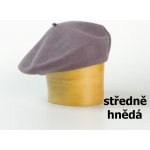 Dámský vlněný baret 115´ světle hnědá – Hledejceny.cz