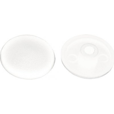 Krytka plastiková bílá INBUS, 40ks – Hledejceny.cz