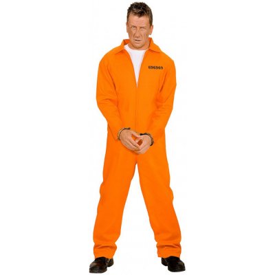 Vězeňská uniforma oranžová + pouta – Zboží Mobilmania
