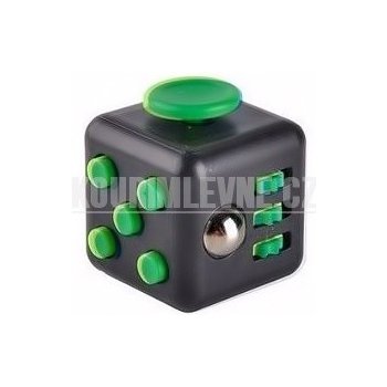 Fidget cube černo zelený