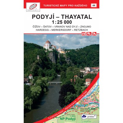 Podyjí - Thayatal 1:25 000 (2021, GOL_44, 7. vydání) – Zbozi.Blesk.cz