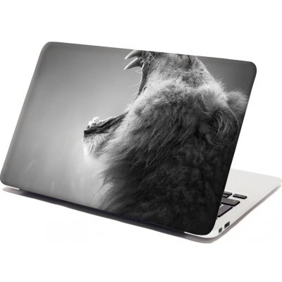 Sablio Samolepka na notebook Řvoucí lev - 38x26 cm – Zboží Živě
