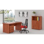 NABYTEK-DESIGNOVY.CZ - ZE 1.4 03 Sestava kancelářského nábytku Komfort 1.4 calvados – Zboží Dáma