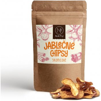 NATU Jablečné chipsy skořicové 45 g