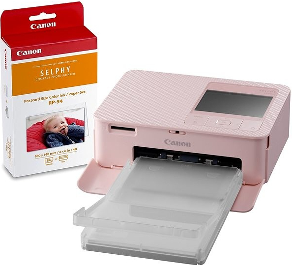 Canon SELPHY CP1500 růžová + papíry RP-54
