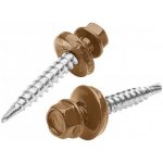Šroub samořezný pozink. 4,8x19mm metalická měď RAL8003 – Hledejceny.cz