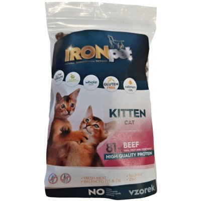 IRONpet Kitten Beef Hovězí 100 g – Zboží Mobilmania