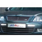 Milotec Sportovní maska s nerez mřížkou Škoda Octavia II Facelift (2008 - 2013) - – Sleviste.cz