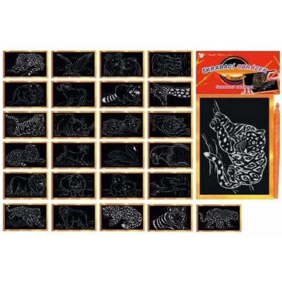 Anděl Škrábací obrázky se zlatým podkladem – Zboží Dáma