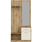 Halmar Předsíňová stěna pergo dub artisan/kašmír – Zboží Dáma