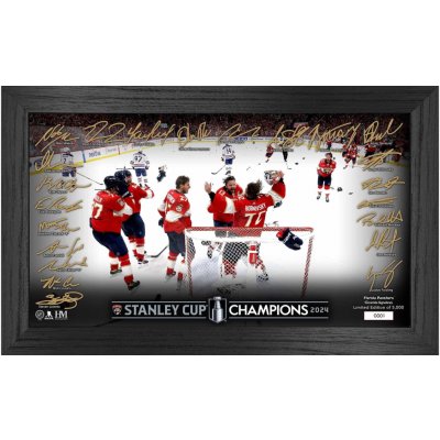 Highland Mint Sběratelská plaketa Florida Panthers 2024 Stanley Cup Champions Signature Celebration Framed Photo – Hledejceny.cz