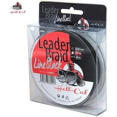 Hell-Cat šňůra Leader Braid Line Black 20m 0,90mm – Zboží Mobilmania