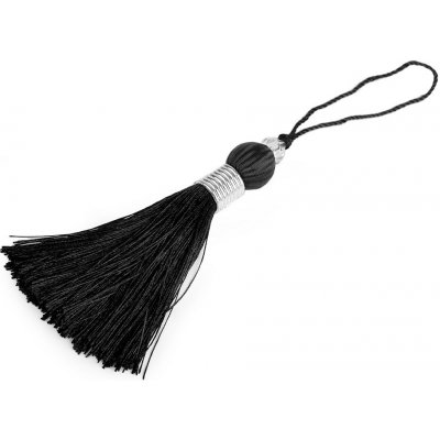 Prima-obchod Střapec délka 22-24 cm, barva 10 černá stříbrná – Hledejceny.cz
